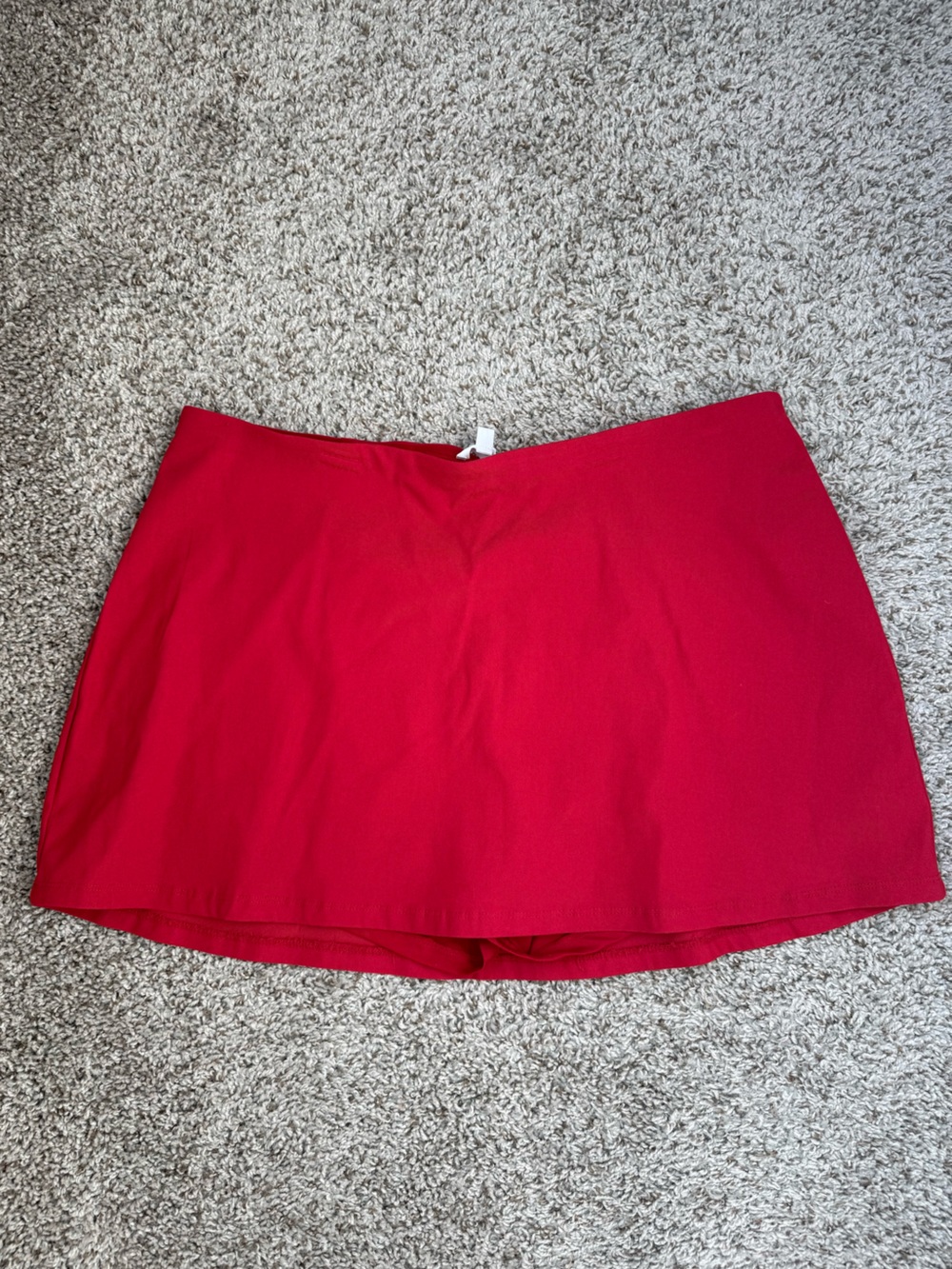 Garage Bright Red Women's Mini A-Line Skort